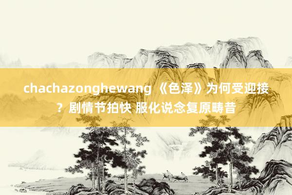 chachazonghewang 《色泽》为何受迎接？剧情节拍快 服化说念复原畴昔